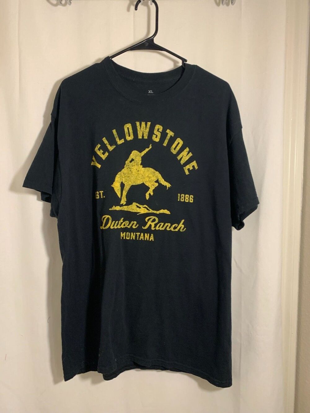 Yellowstone Dutton Ranch Black Graphic T‑Shirt XL